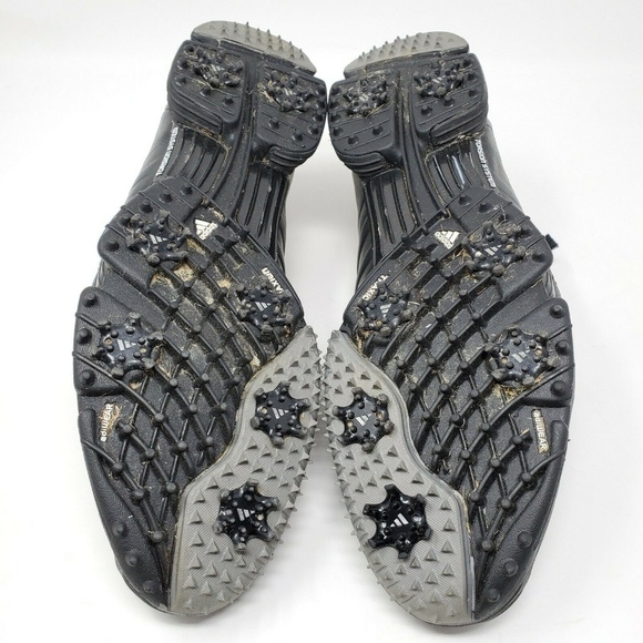 2010 ADIDAS GREENSTAR Z BLACK LEATHER GOLF SHOE - Picture 8 of 8